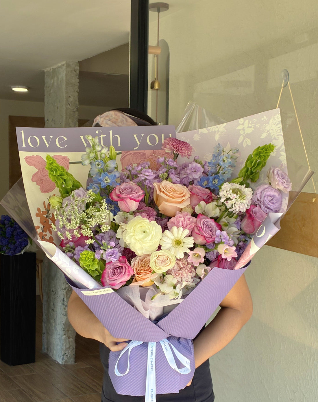 Mix de flores lila de lujo