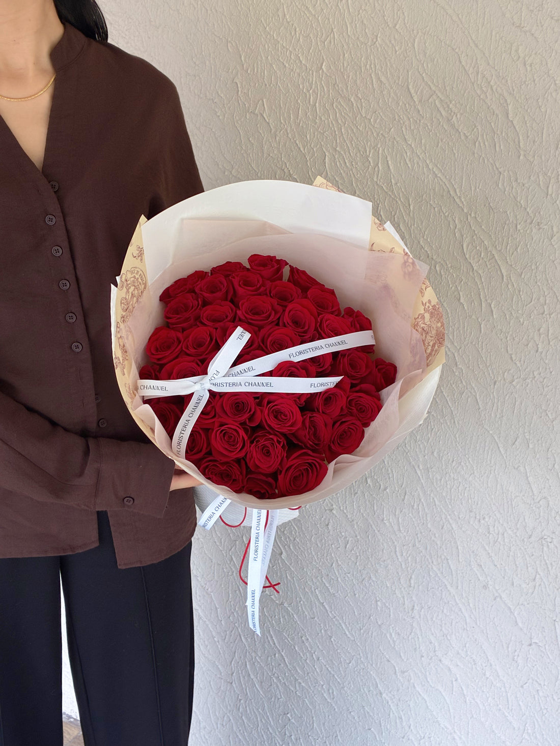 RAMO 40 ROSAS ROJAS