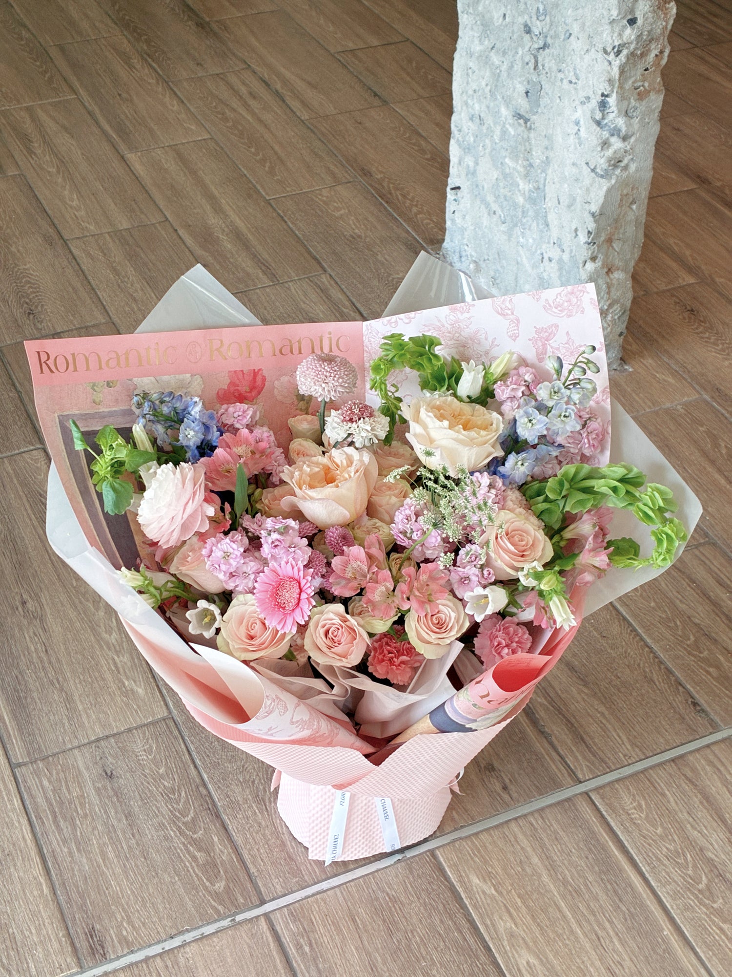 Mix de flores rosado de lujo