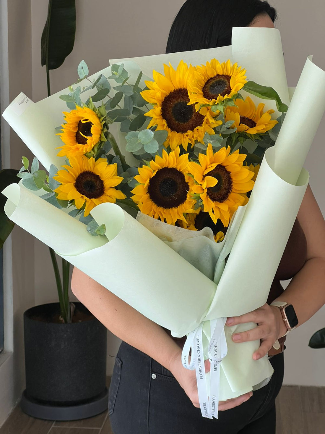 Ramo 10 girasoles