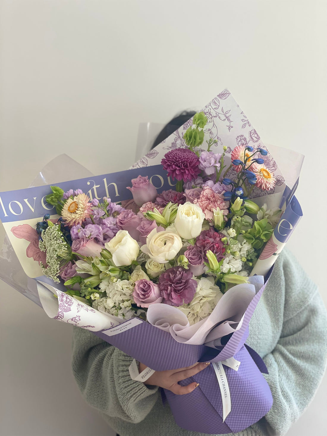 Mix de flores lila de lujo